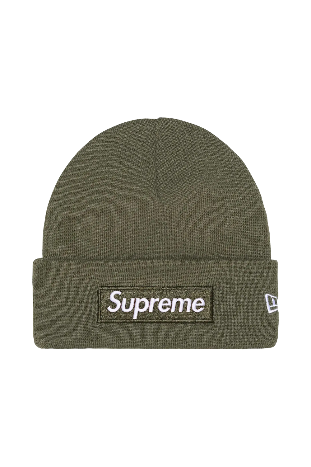 Newcop Supreme New Era Box Logo Beanie Kaki (fw25) Ropa 1