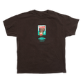 Travis Scott Road To Utopia Las Vegas Joker  T-shirt Brown