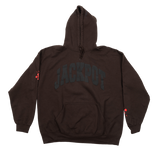 Travis Scott Roan To Utopia Las Vegas Jcakpot Hoodie Brown