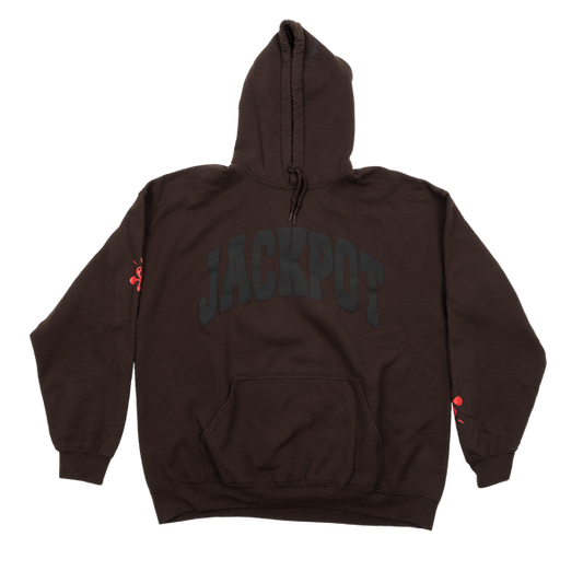Newcop Travis Scott Roan To Utopia Las Vegas Jcakpot Hoodie Brown Ropa 1
