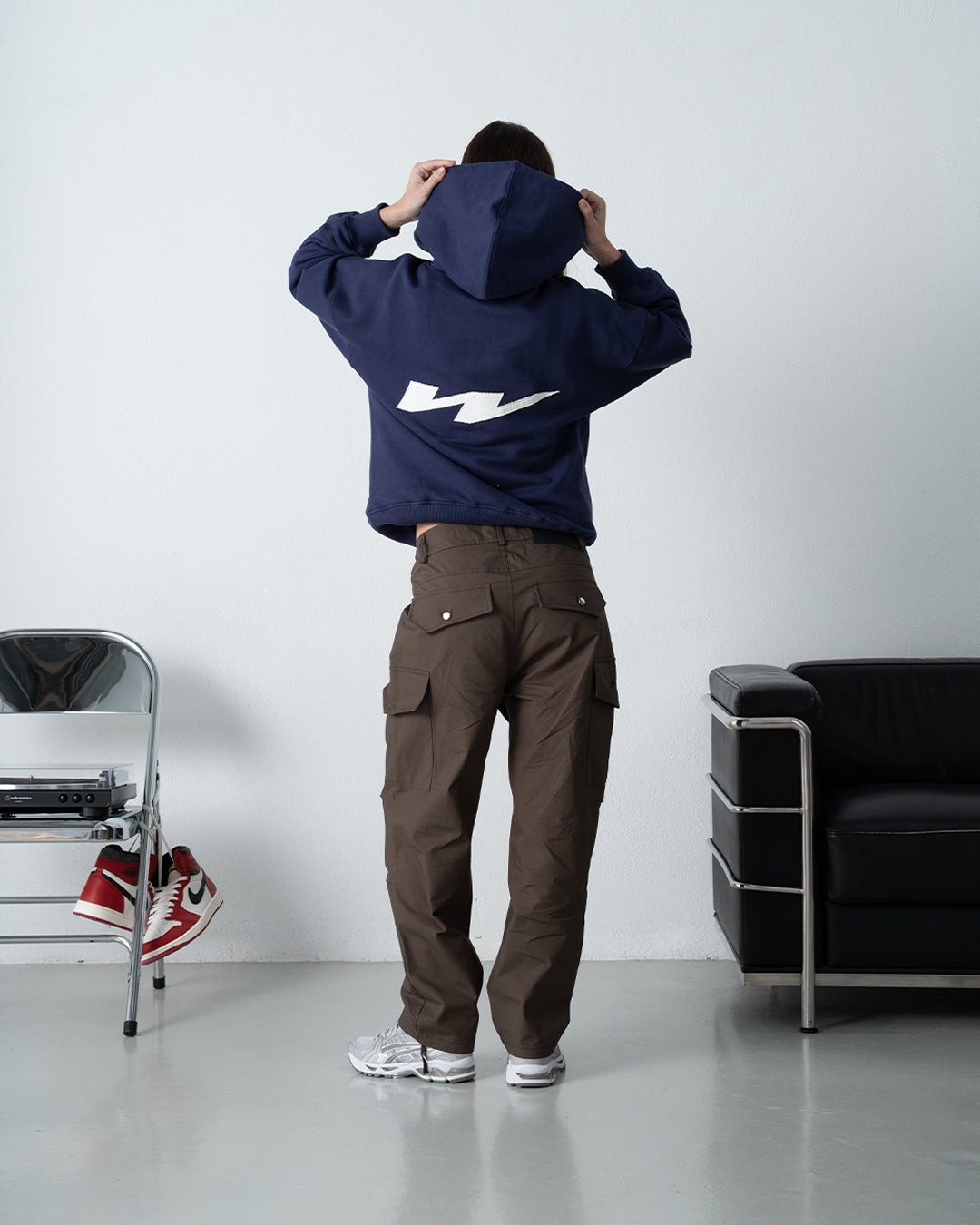 Newcop W Patch Hoodie Navy Ropa Newcop 4