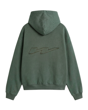 Dukserica s kapuljačom Newcop W Patch Hoodie Olive Green