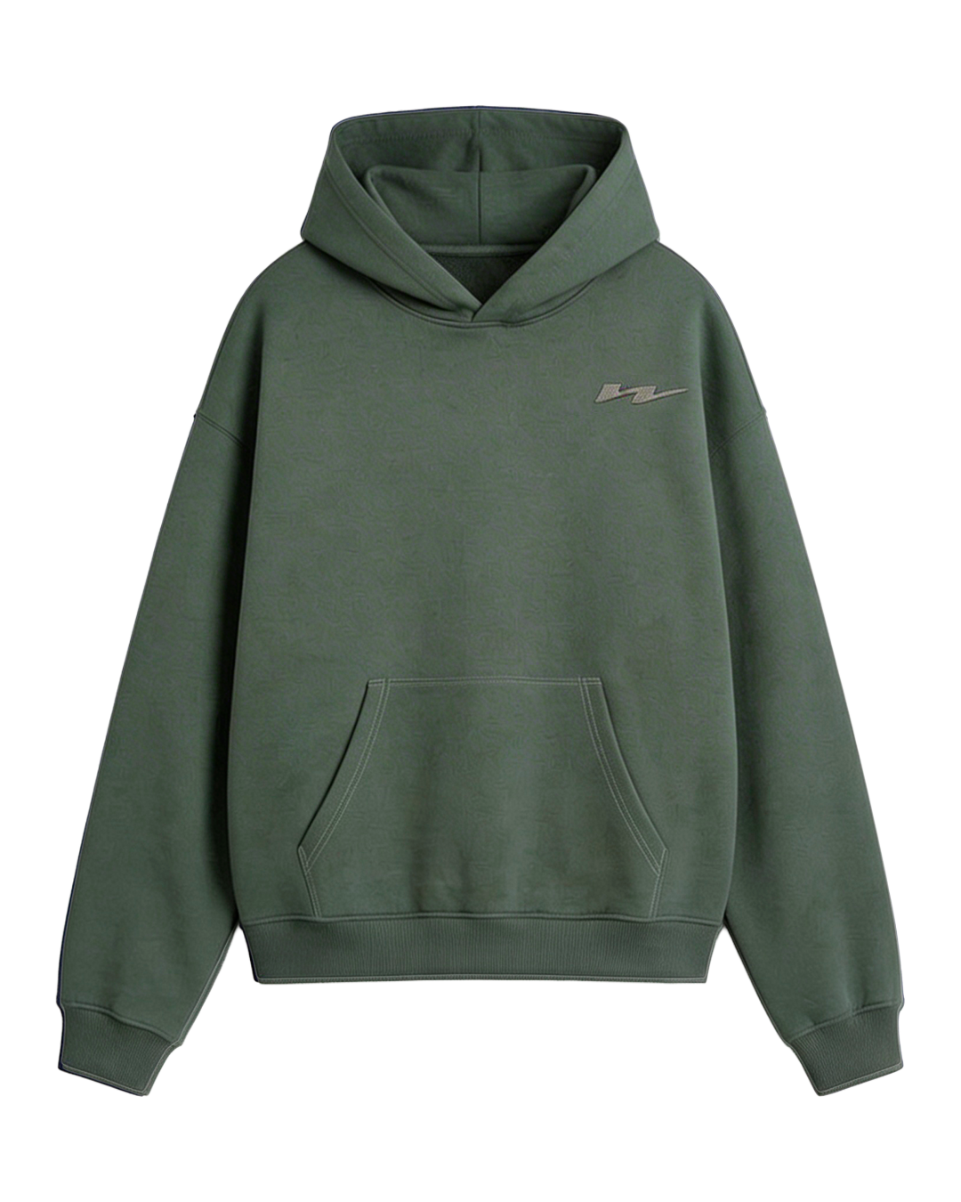 Newcop W Patch Hoodie Olive Green Ropa Newcop 2