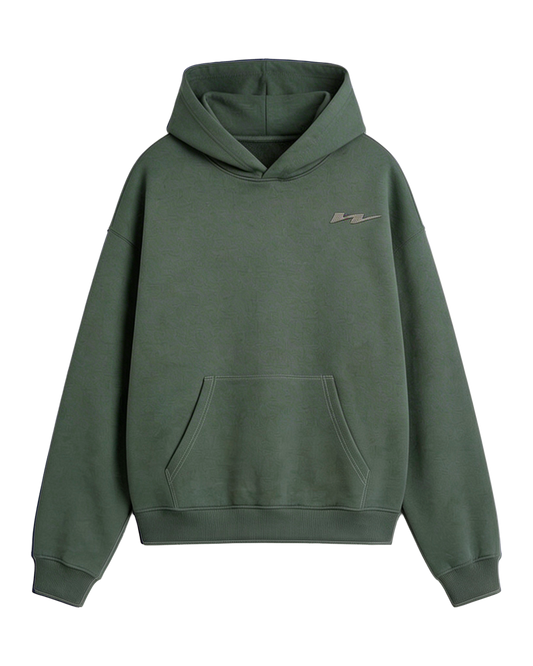 Newcop W Patch Hoodie Olive Green Ropa Newcop 2