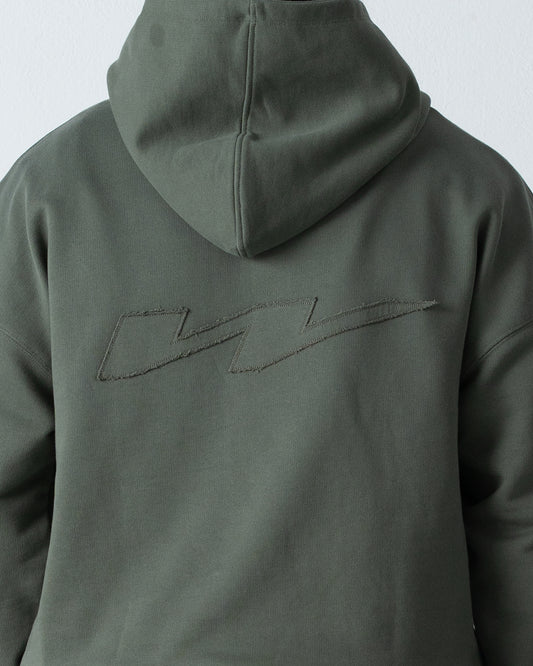 Newcop W Patch Hoodie Olive Green Ropa Newcop 5