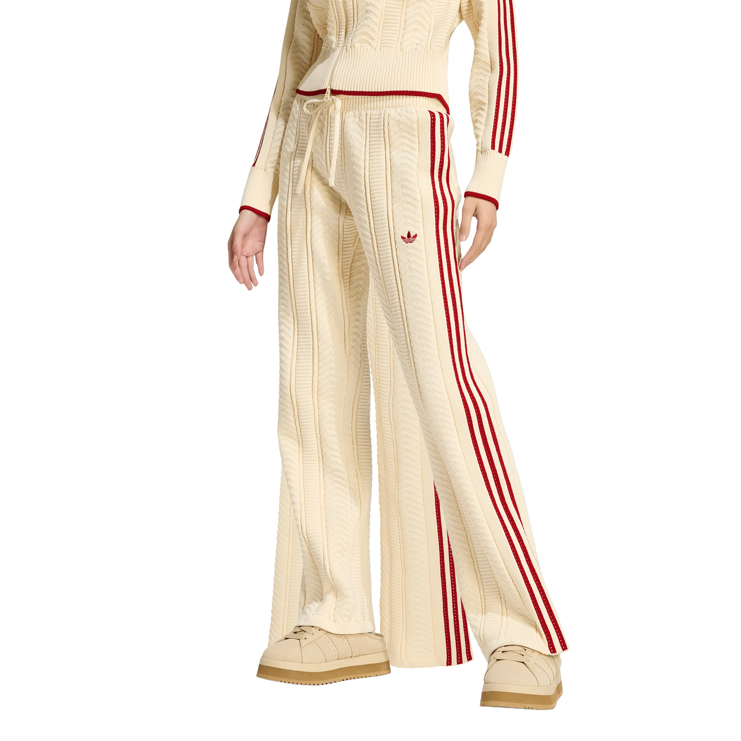 Adidas SST Wide Leg Track Pants Violet
