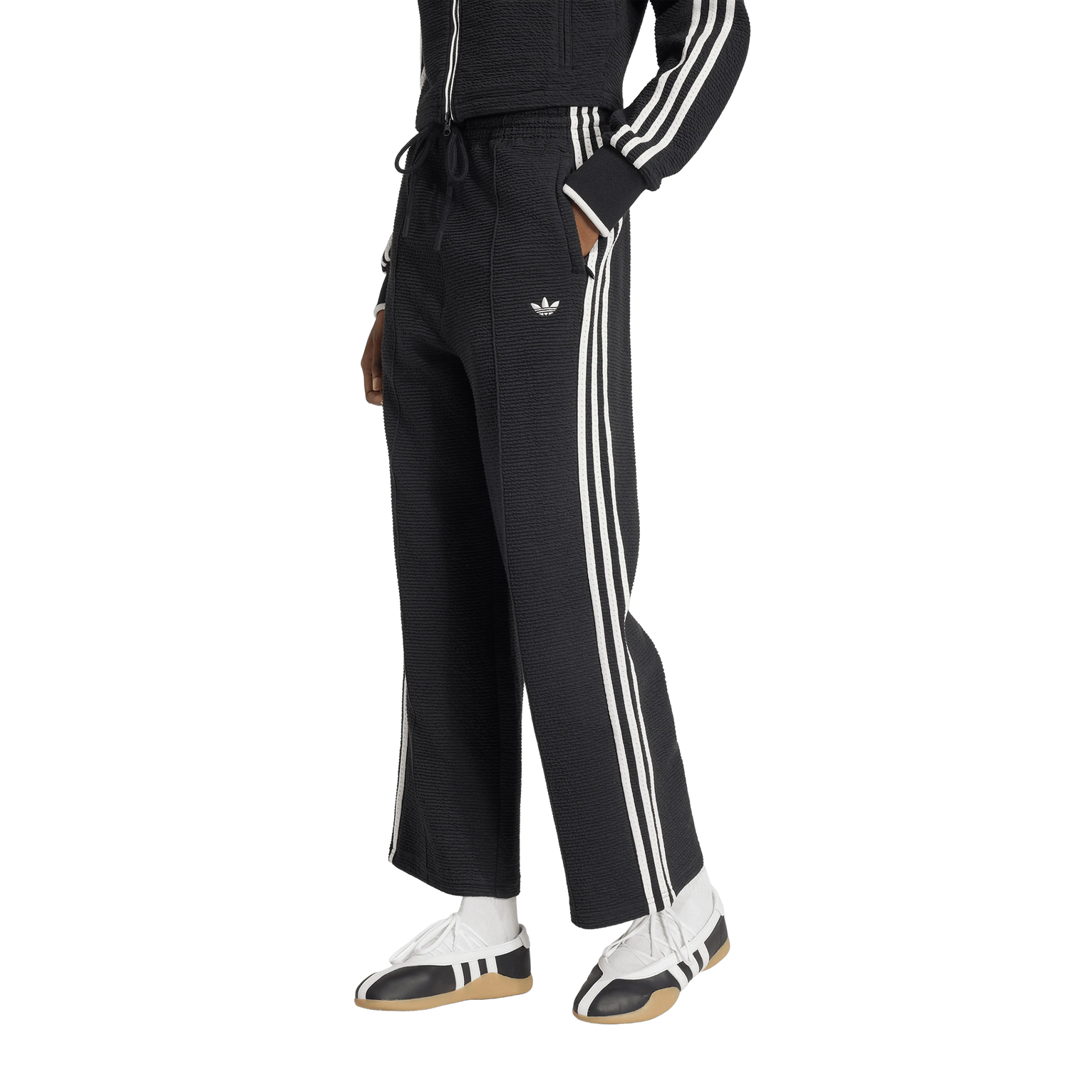 Adidas Firebird Track Pants Black White
