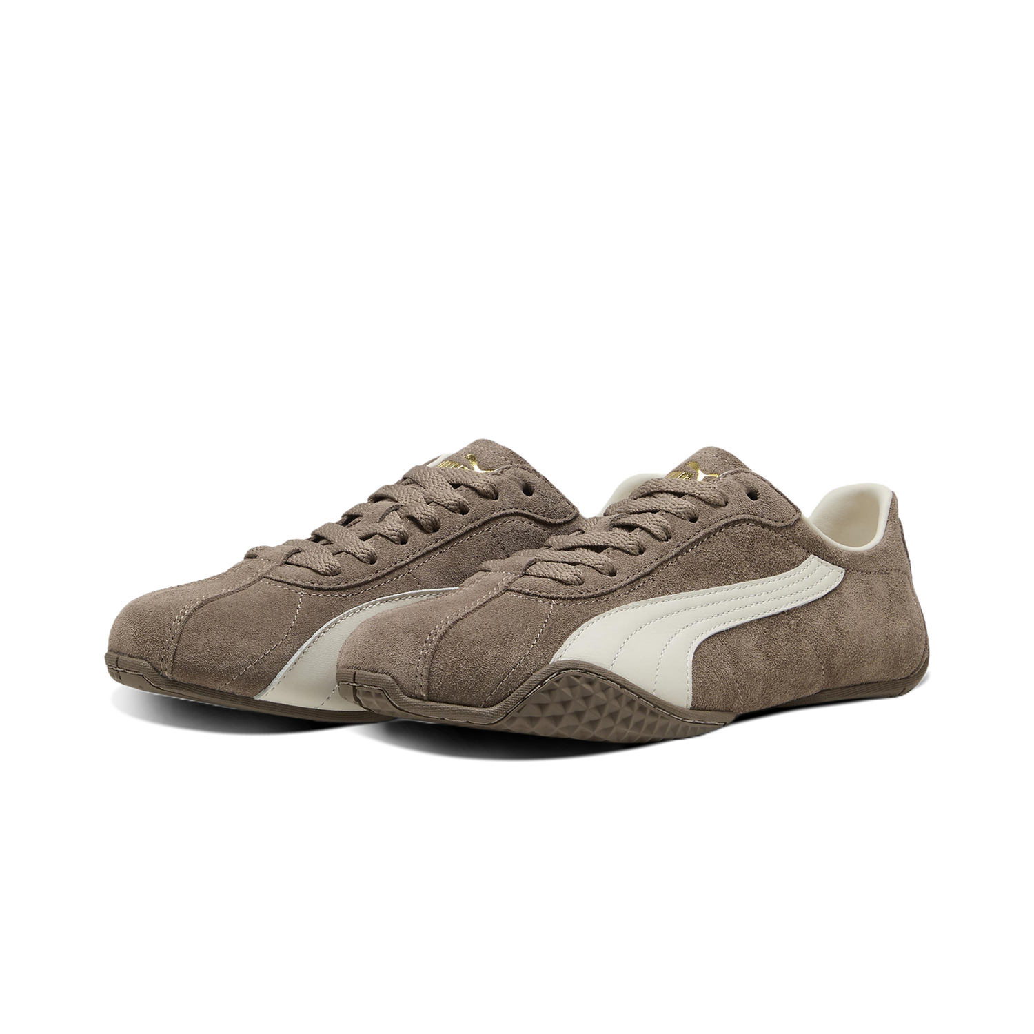 Zapatillas Puma K-Street MA Suede Totally Taupe Warm White – vista lateral