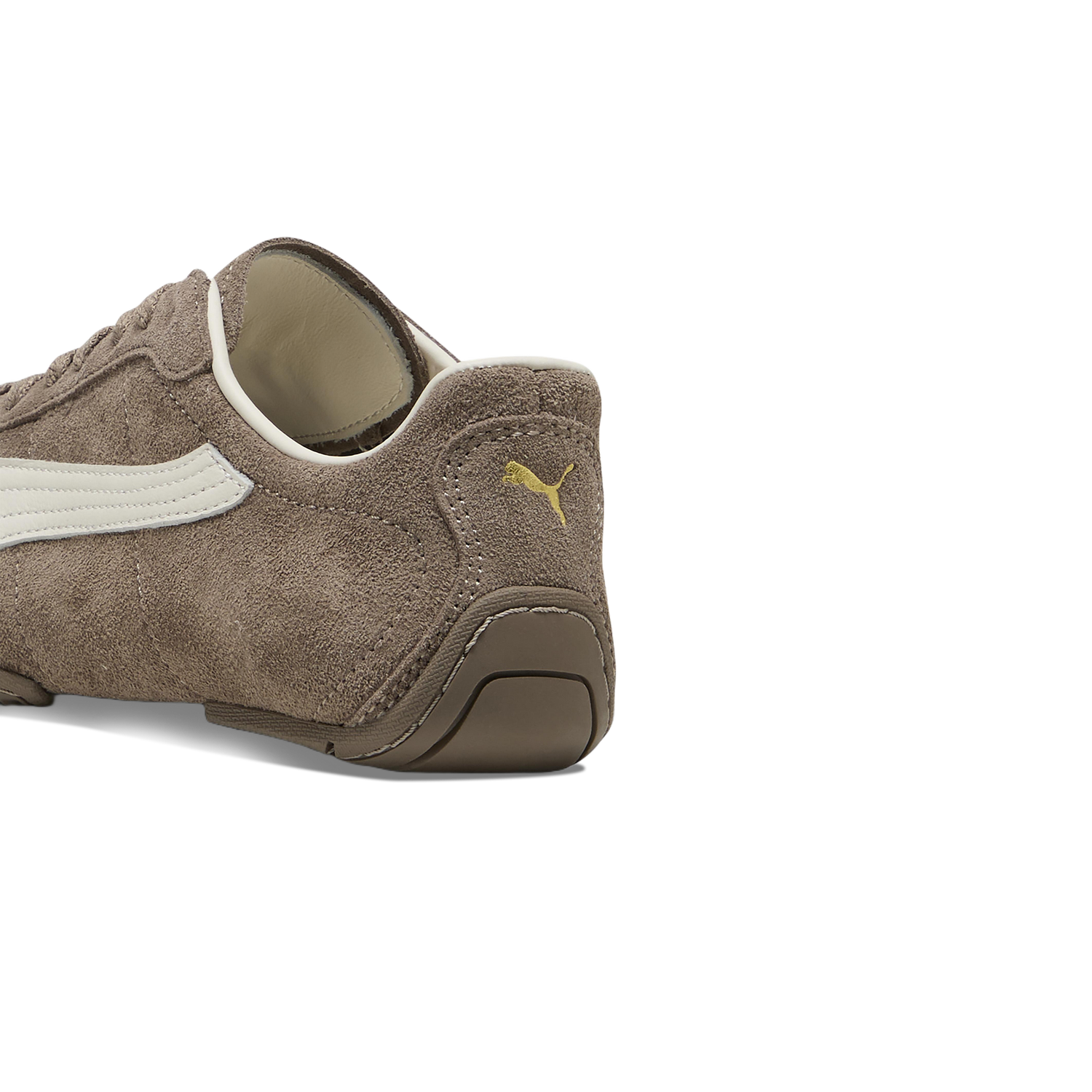 Zapatillas Puma K-Street MA Suede Totally Taupe Warm White – vista trasera