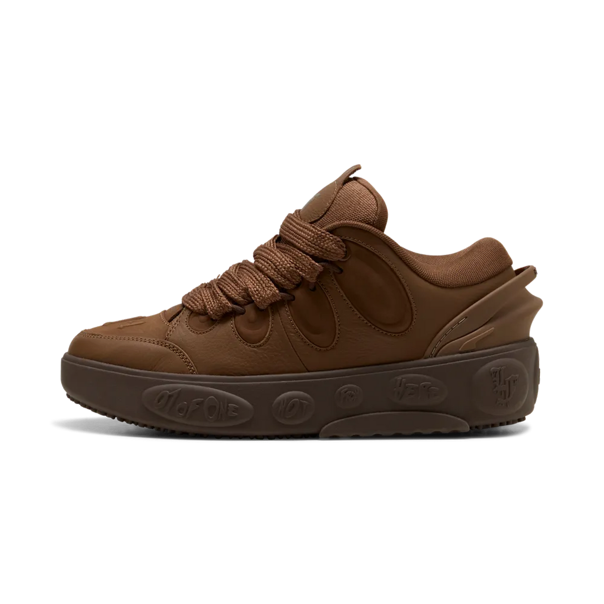 Zapatillas Puma LaMelo La Francé Mocha Mix Haute Coffee – vista lateral
