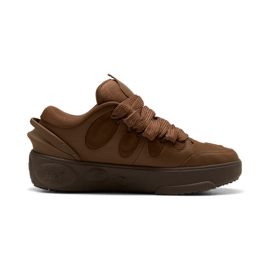 Zapatillas Puma LaMelo La Francé Mocha Mix Haute Coffee – vista lateral interior
