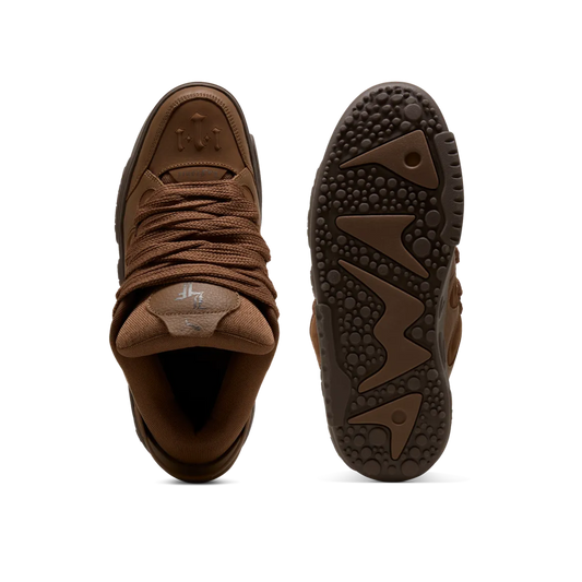 Zapatillas Puma LaMelo La Francé Mocha Mix Haute Coffee – vista superior y suela