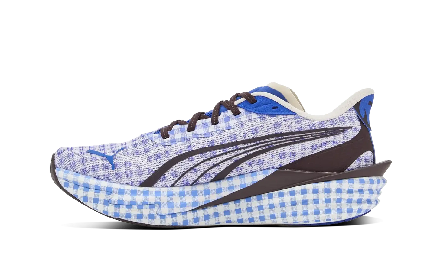 Puma Deviate Nitro 4 Check Royal Sapphire White