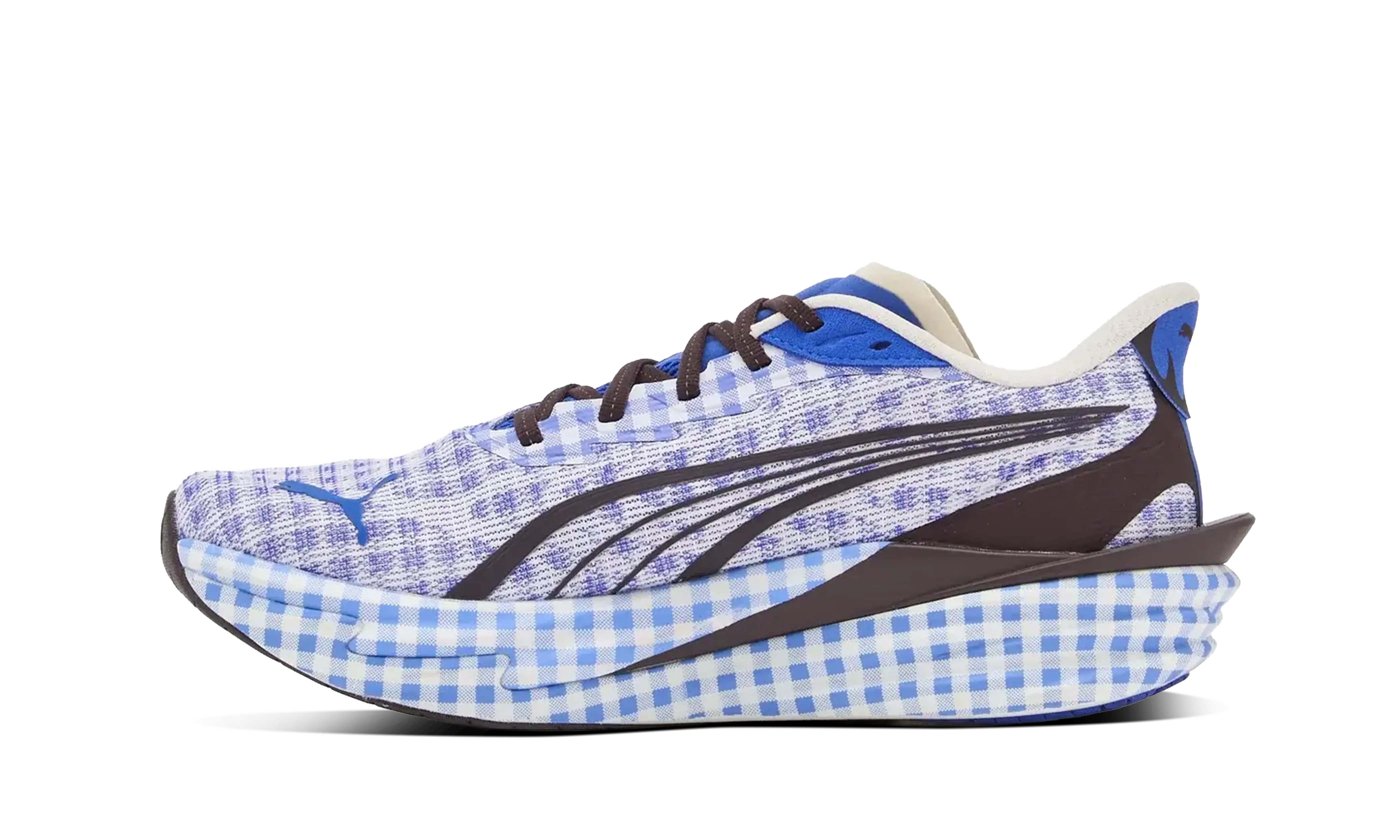 Puma Deviate Nitro 4 Check Royal Sapphire White
