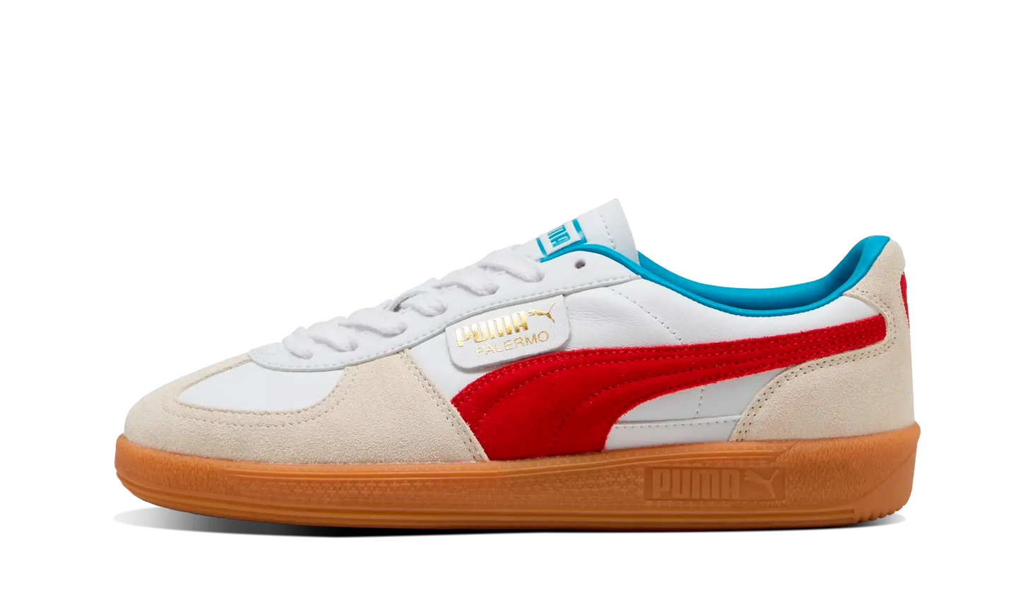 Puma Palermo Lth White For All Time Red