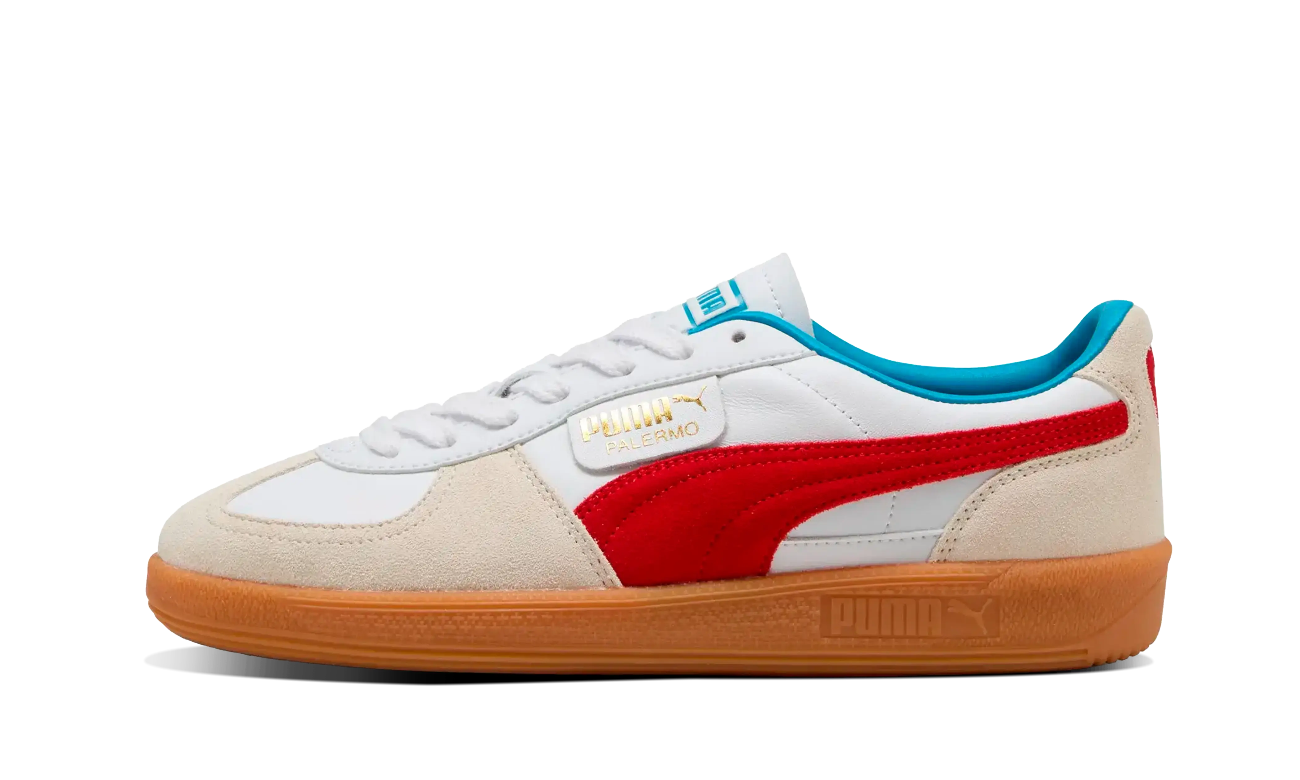Puma Palermo Lth White For All Time Red