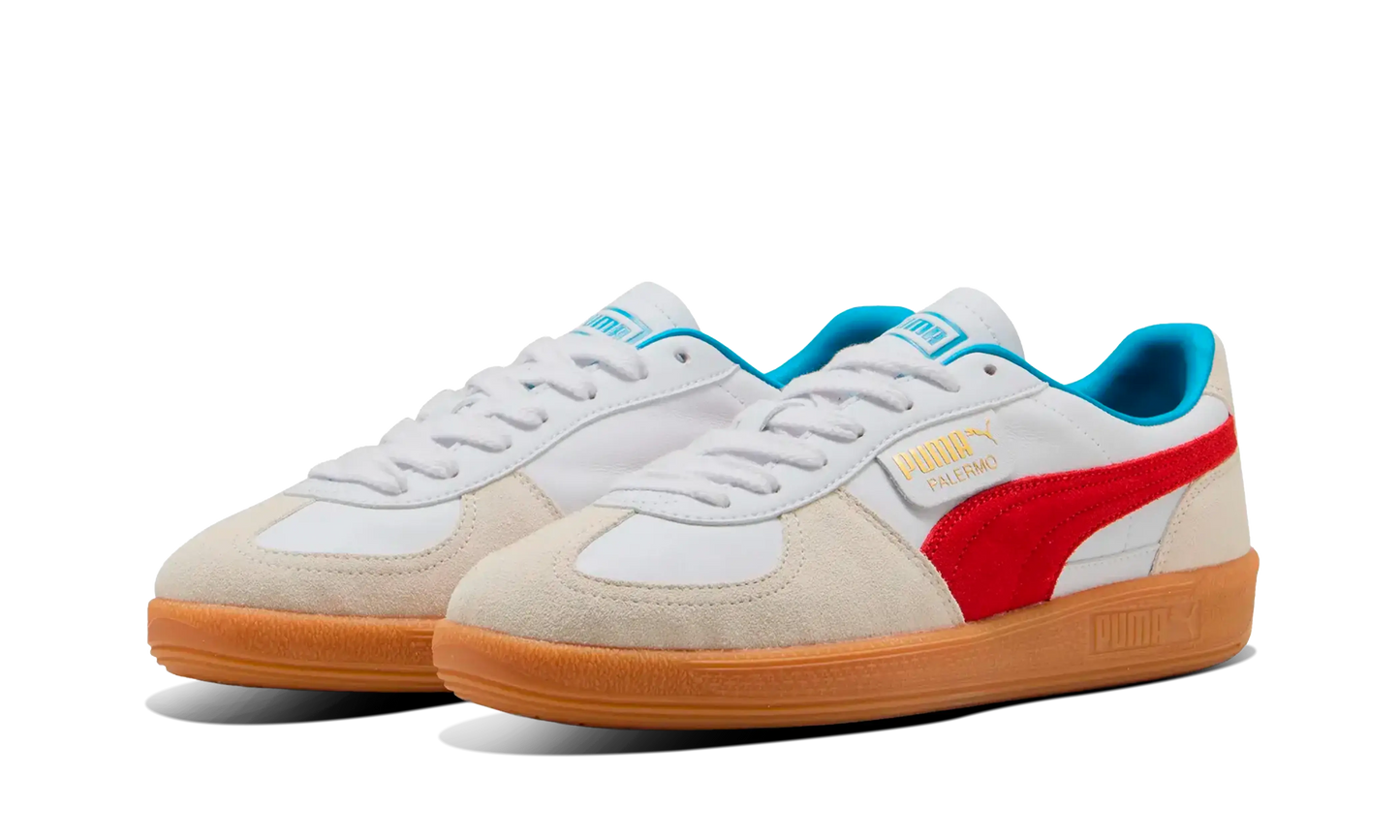 Puma Palermo Lth White For All Time Red
