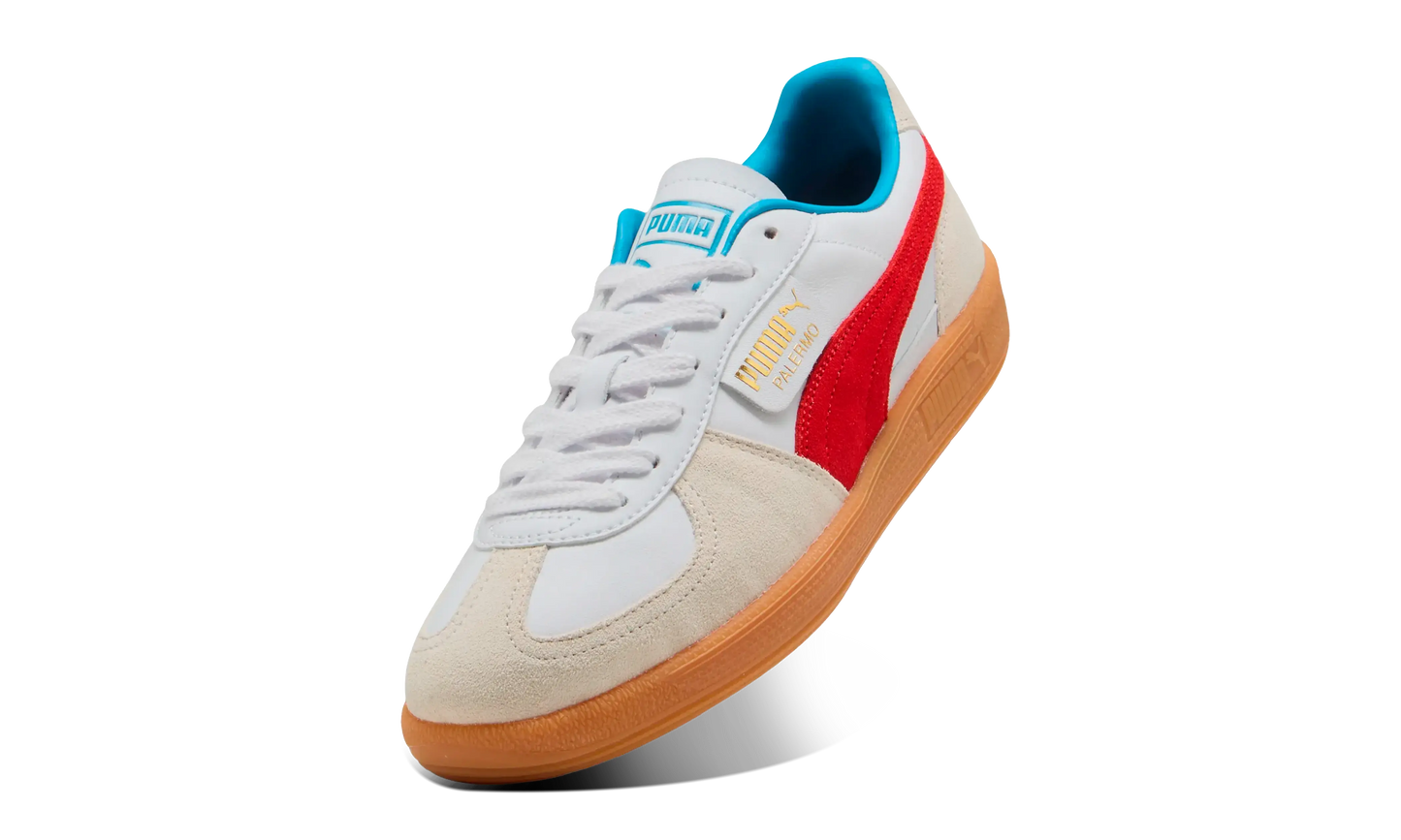 Puma Palermo Lth White For All Time Red