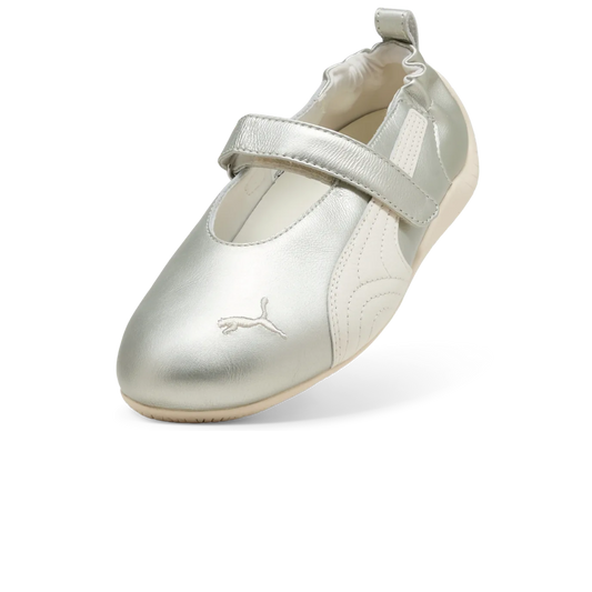 Bailarinas Puma Speedcat Ballet Fleur Metallic Gold Warm White – vista tres cuartos