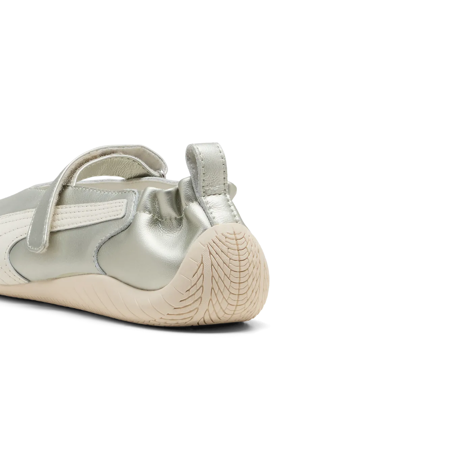 Bailarinas Puma Speedcat Ballet Fleur Metallic Gold Warm White – vista trasera