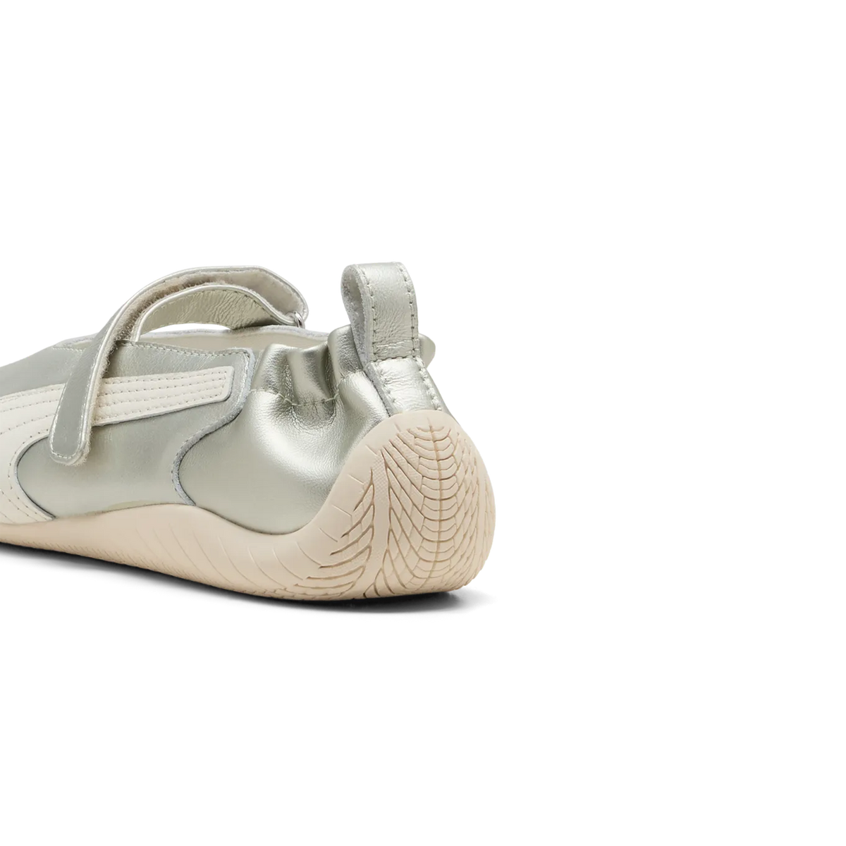 Bailarinas Puma Speedcat Ballet Fleur Metallic Gold Warm White – vista trasera