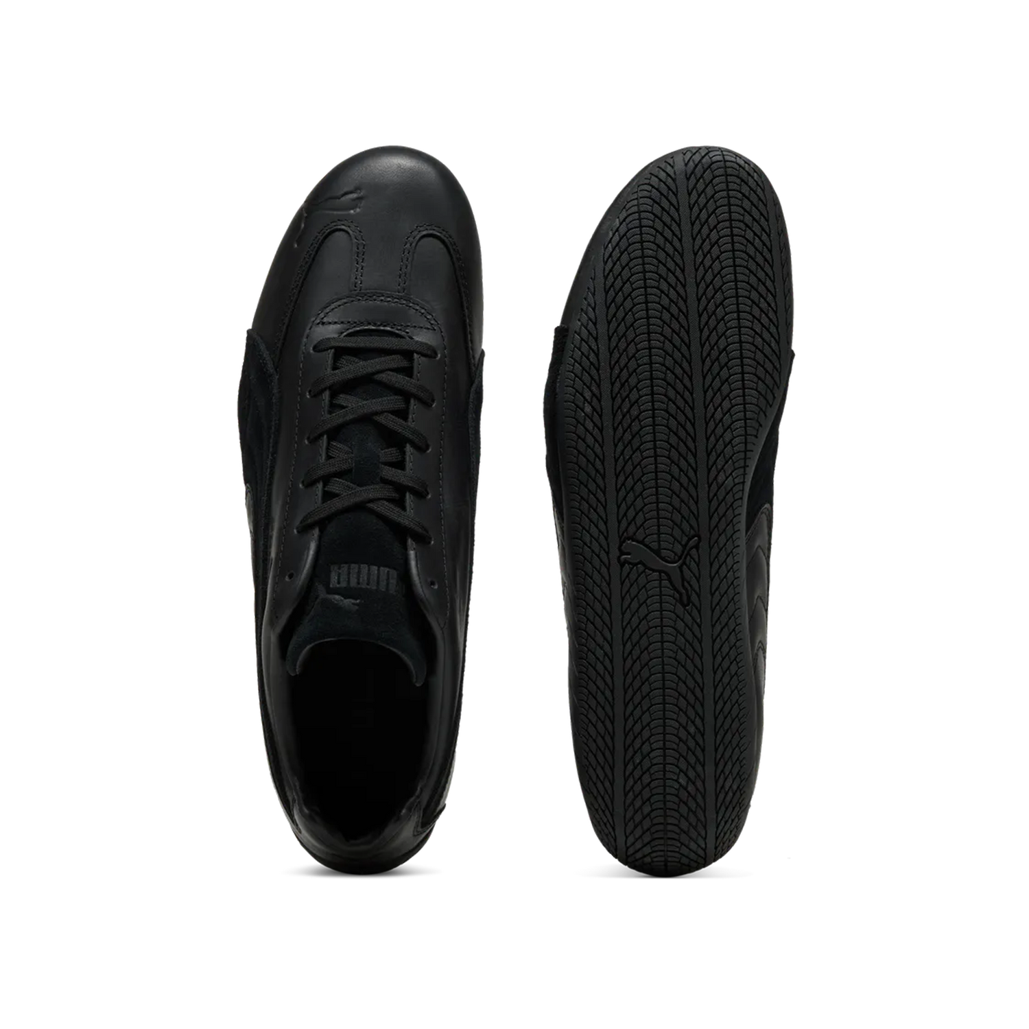 Zapatillas Puma Speedcat Dressed Black – vista superior y suela