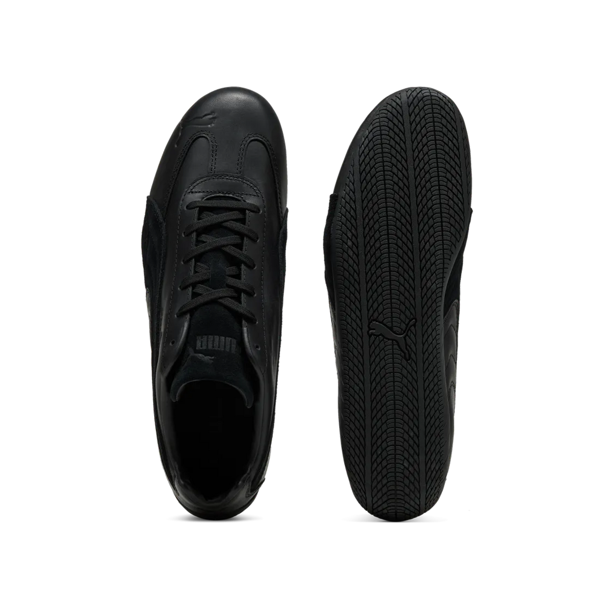 Zapatillas Puma Speedcat Dressed Black – vista superior y suela