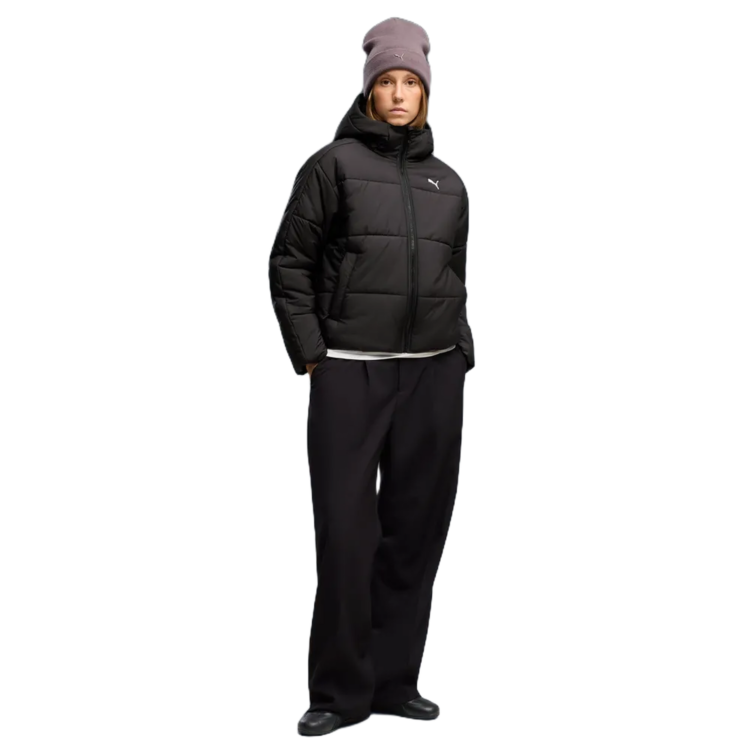 Zapatillas Puma Speedcat Dressed Black – look completo en modelo