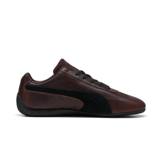 Zapatillas Puma Speedcat Dressed Leather Brown Black – vista lateral interior