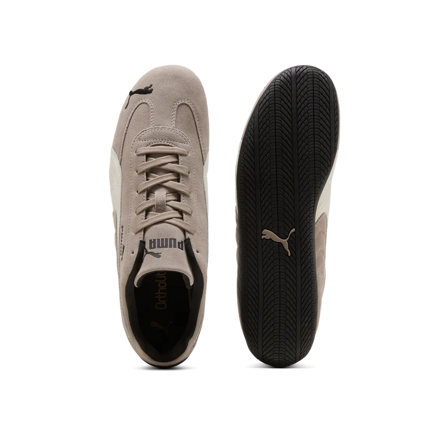 Zapatillas Puma Speedcat Mouse Gray Black – vista superior y suela