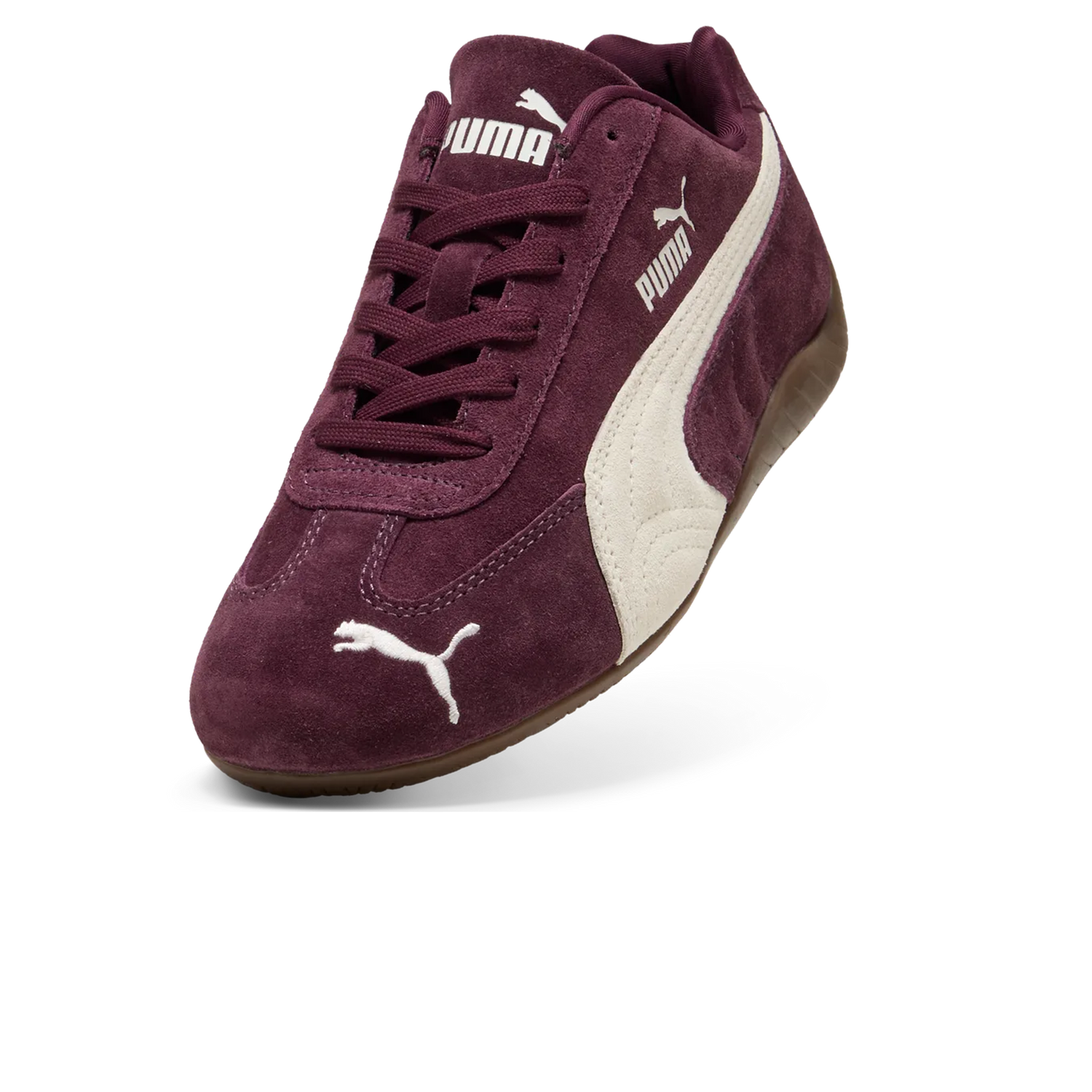 Zapatillas Puma Speedcat OG II Ruby Noir Warm White – vista tres cuartos