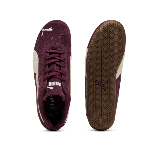 Zapatillas Puma Speedcat OG II Ruby Noir Warm White – vista superior y suela