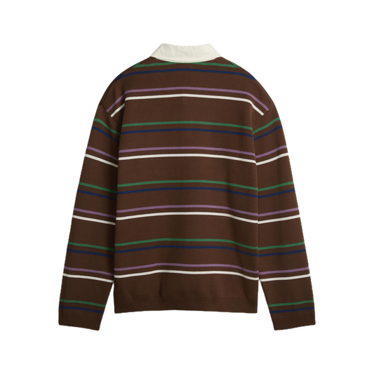 Polo PUMA x Le Père Knitted Polo Potting Soil – vista trasera