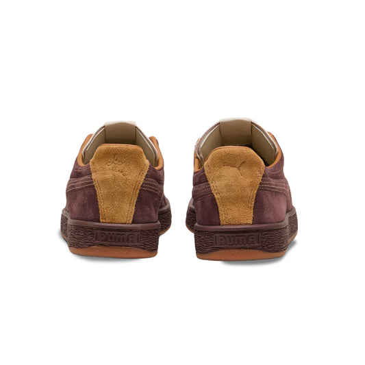 Puma Suede Le Père Chocolate Brown Silver Fog – vista trasera