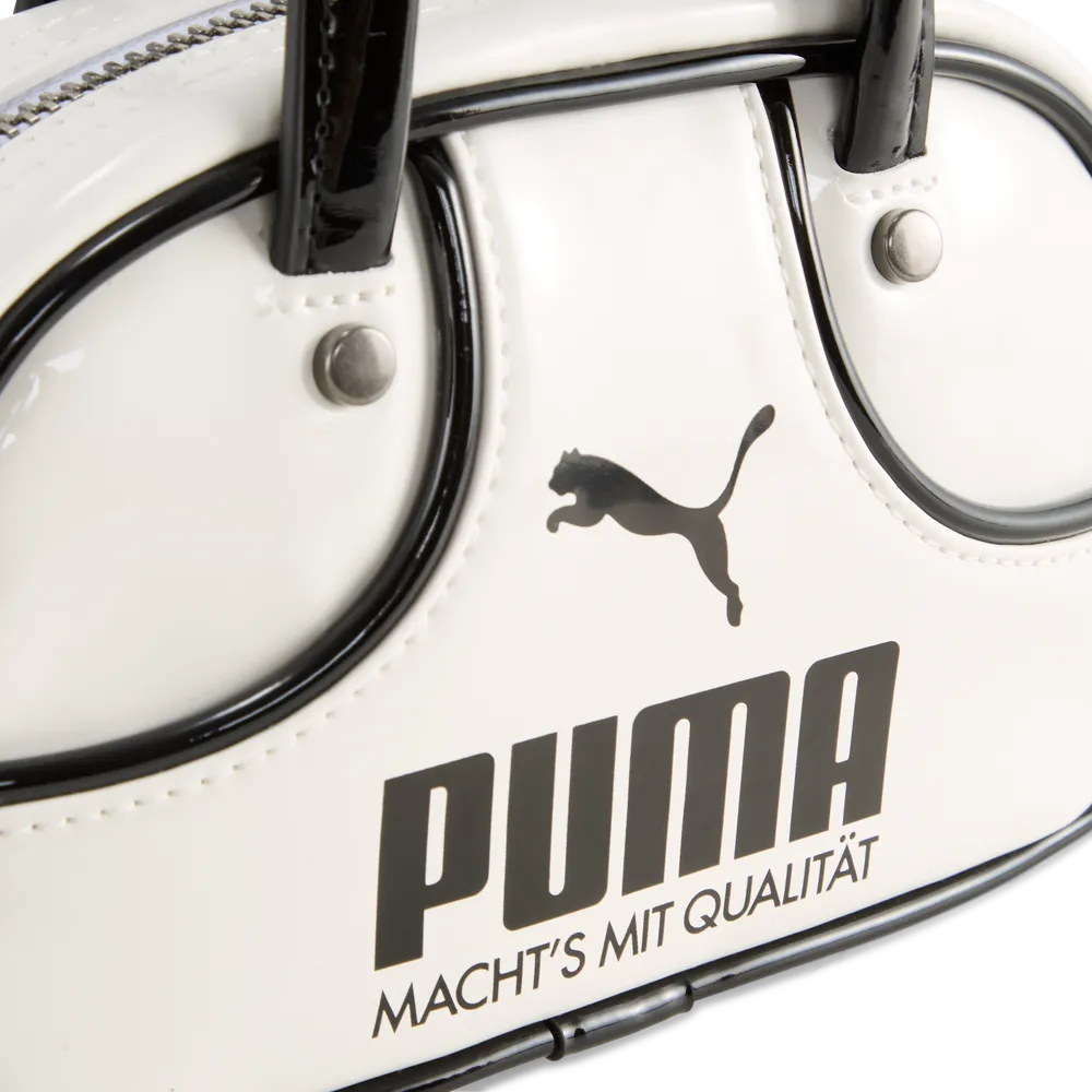 PUMA 1976 Micro 1L Grip Bag White Black