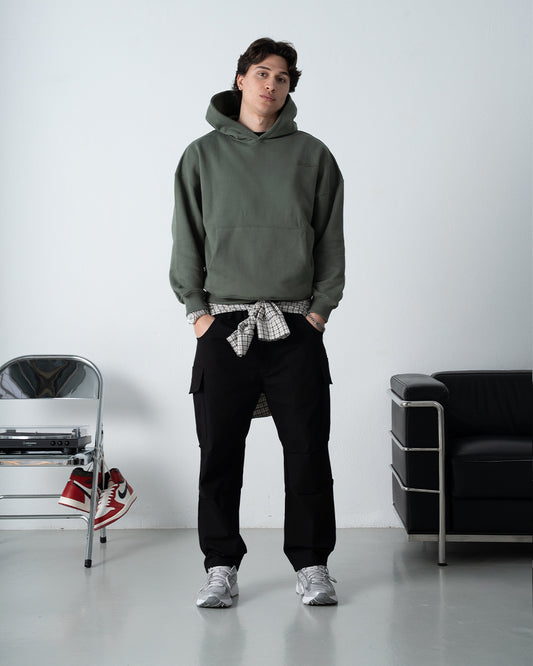 Utility Black Ripstop Pants