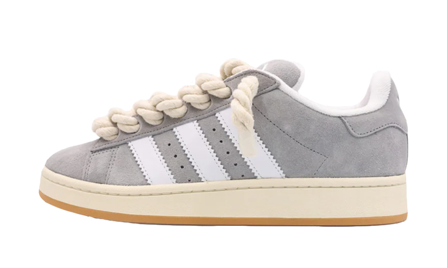 Adidas Campus 00s Grey White Rope Lace