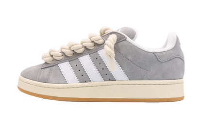 Adidas Campus 00s Grey White Rope Lace