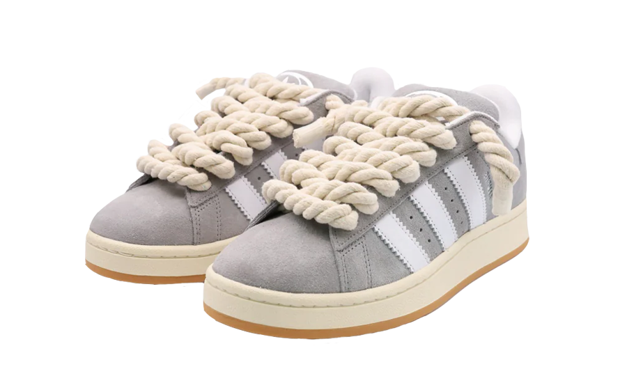 Adidas Campus 00s Grey White Rope Lace