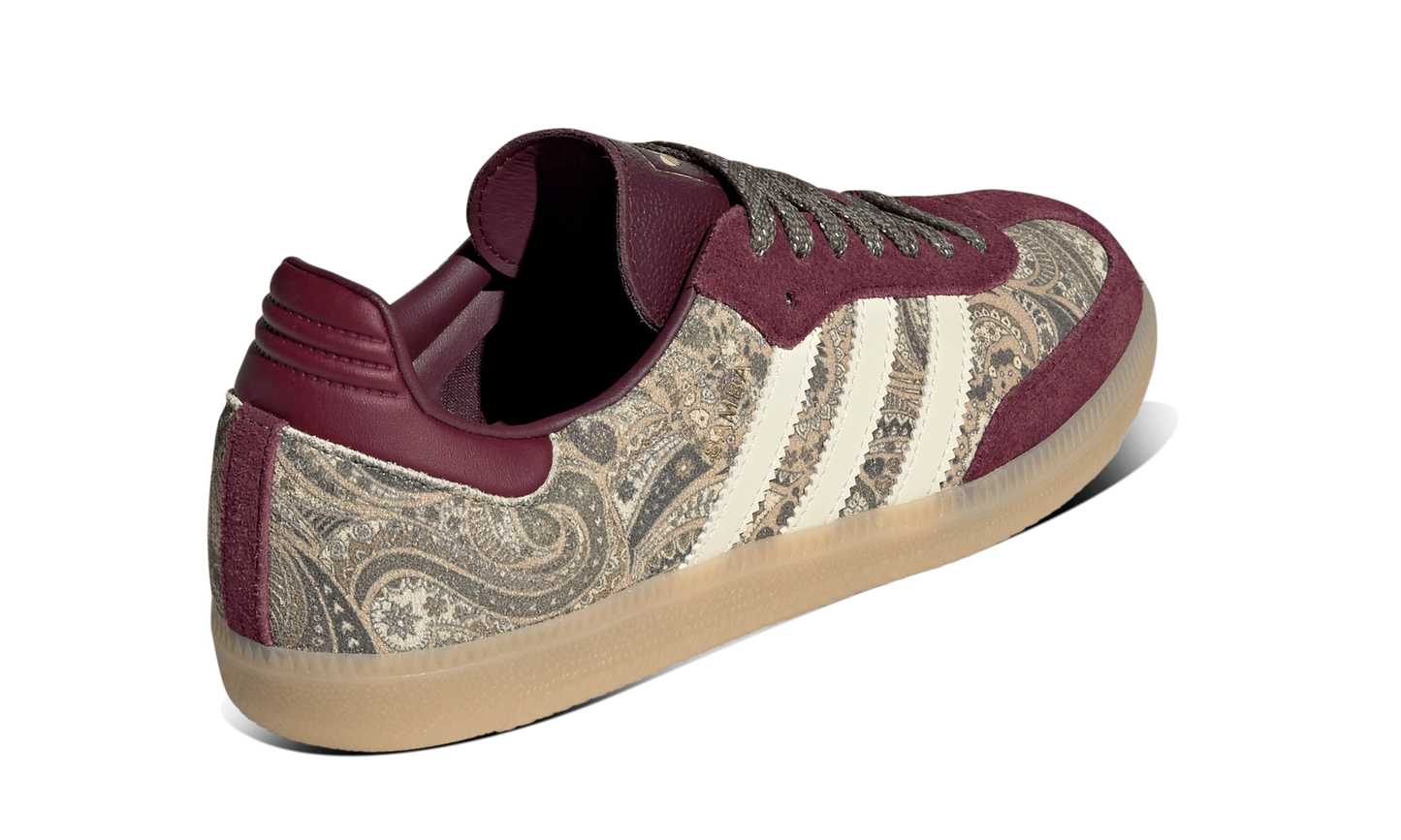 Adidas Samba OG Liberty London Maroon Warm Vanilla