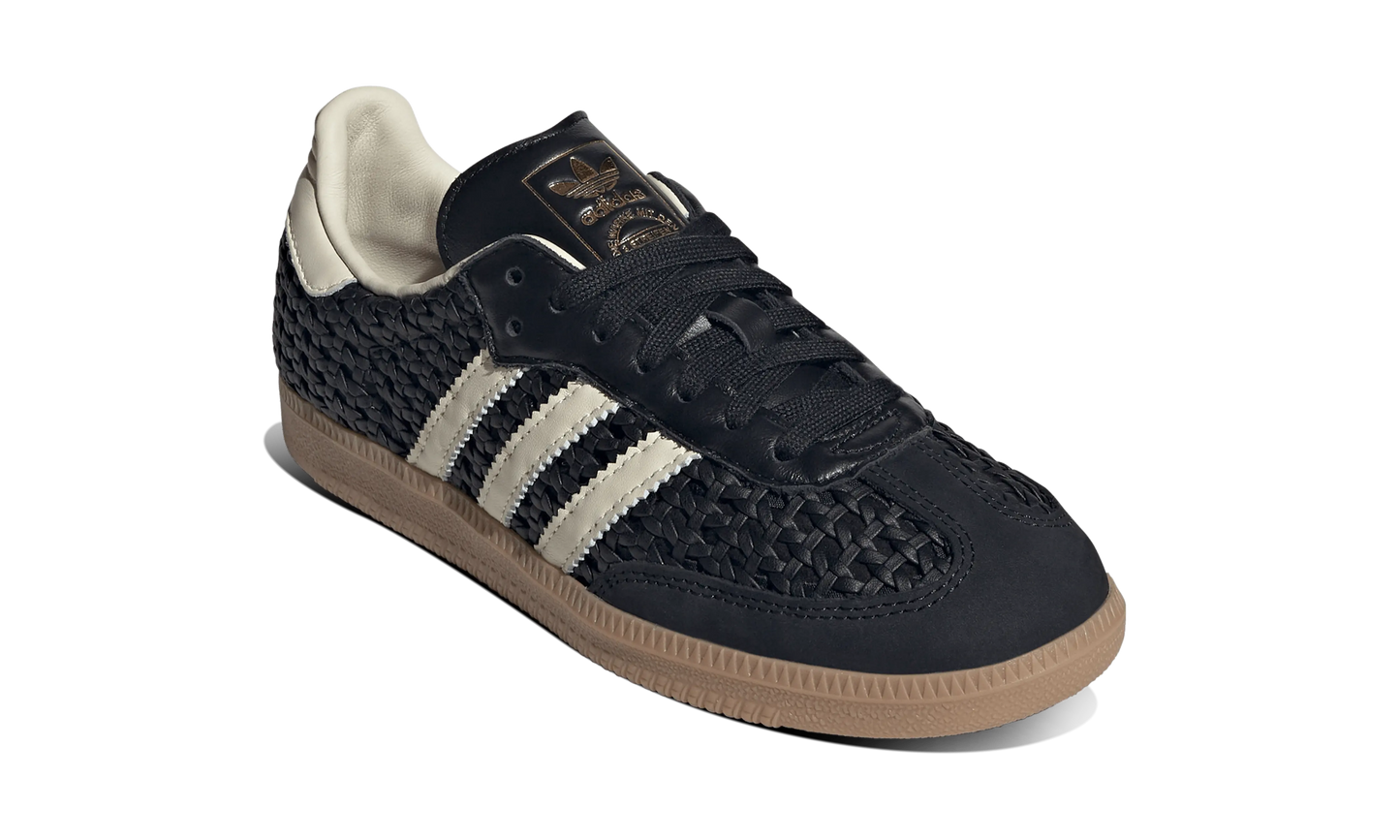 Adidas Samba OG Basketweave Black Cream White
