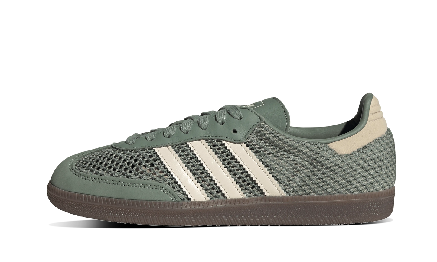 Adidas Samba OG Crochet Silver Green