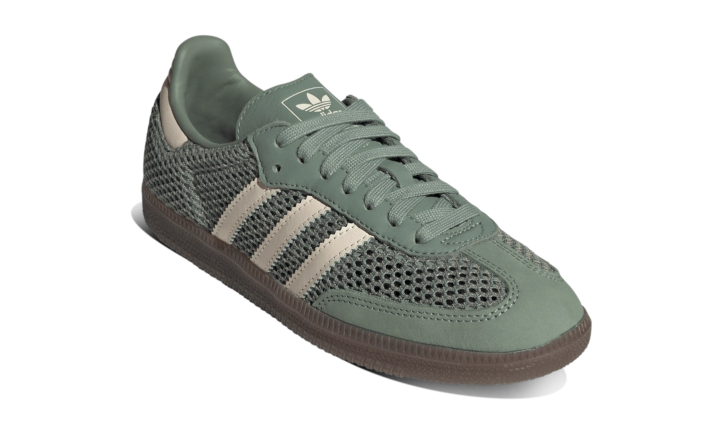 Adidas Samba OG Crochet Silver Green