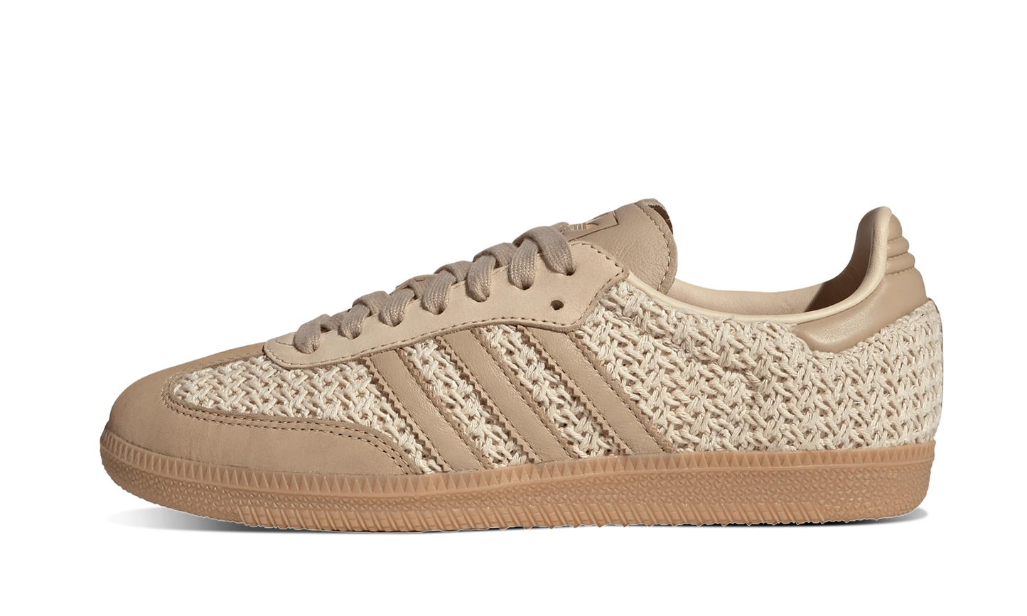 Adidas Mujer Samba OG Crochet Pack Sand Strata