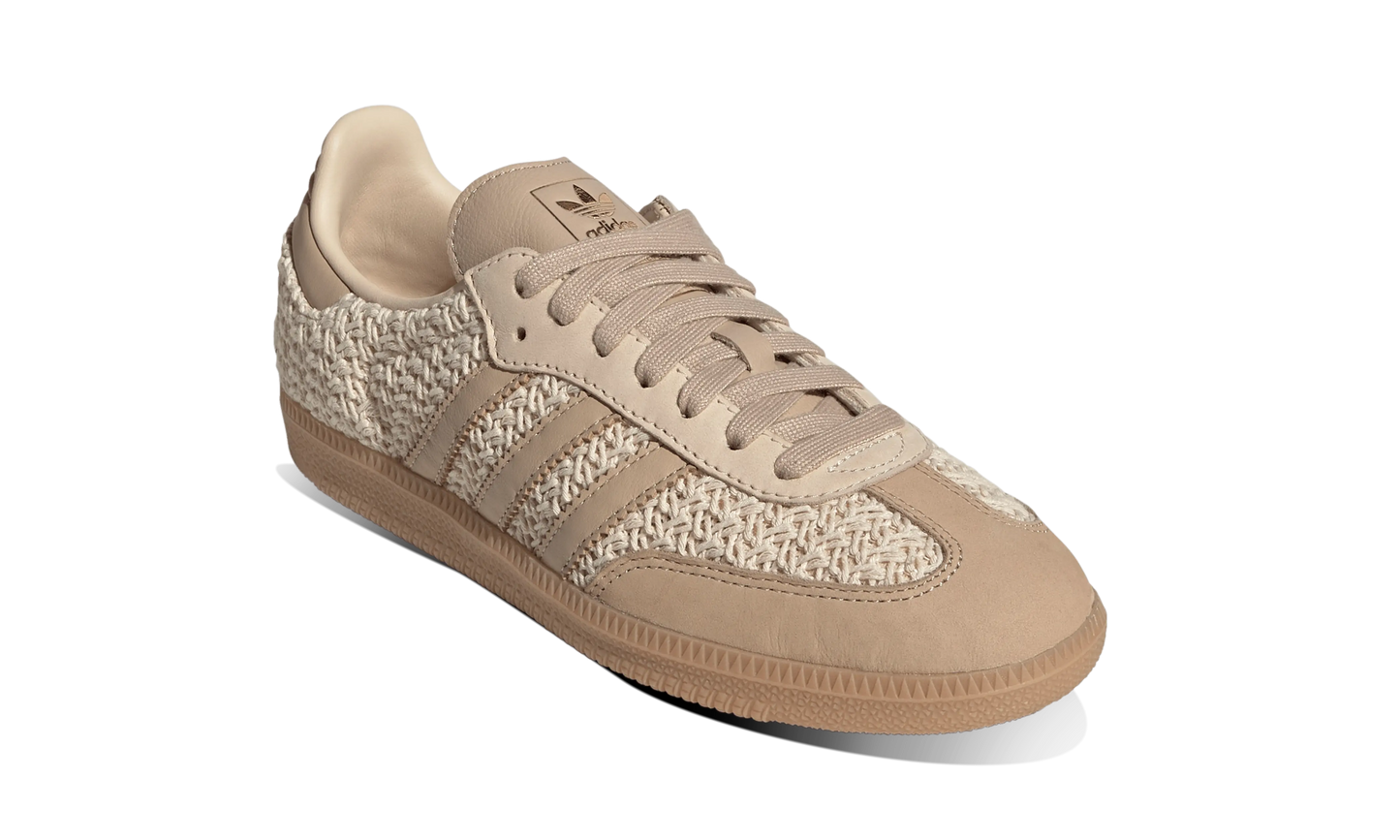 Adidas Mujer Samba OG Crochet Pack Sand Strata