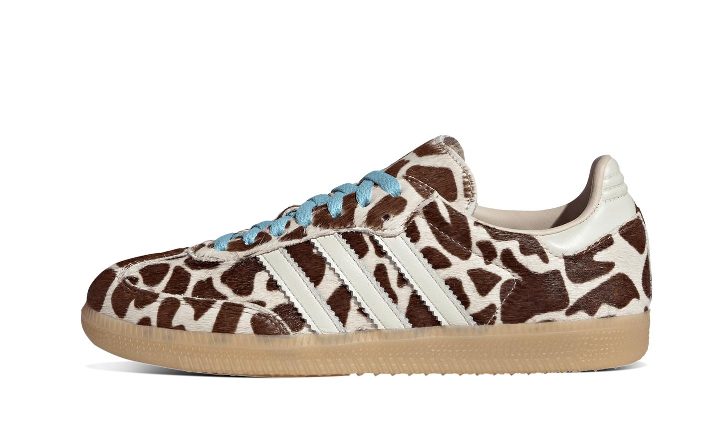Adidas Samba OG Giraffe Print Crystal Linen