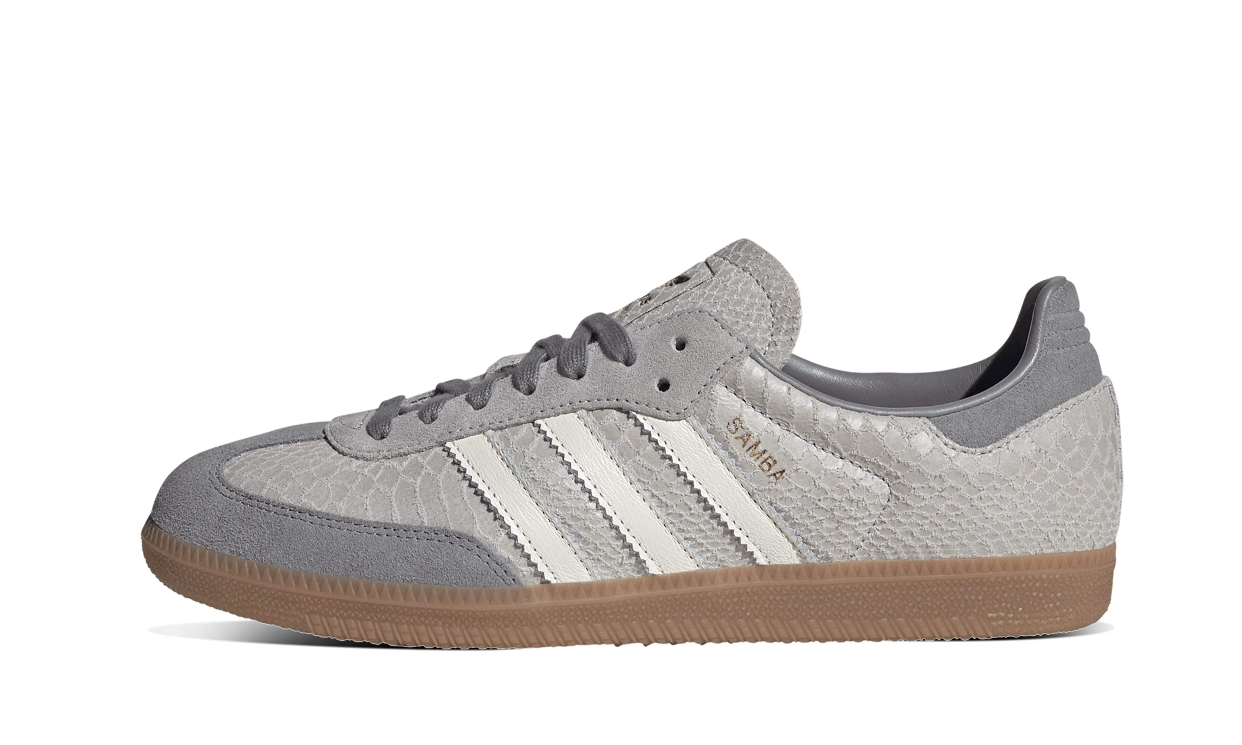 Adidas Samba OG Snakeskin Grey Two Gum