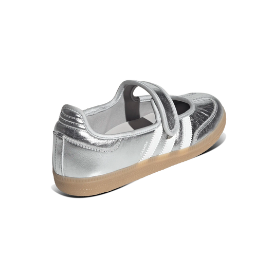 Adidas Samba Jane Silver Metallic Off White