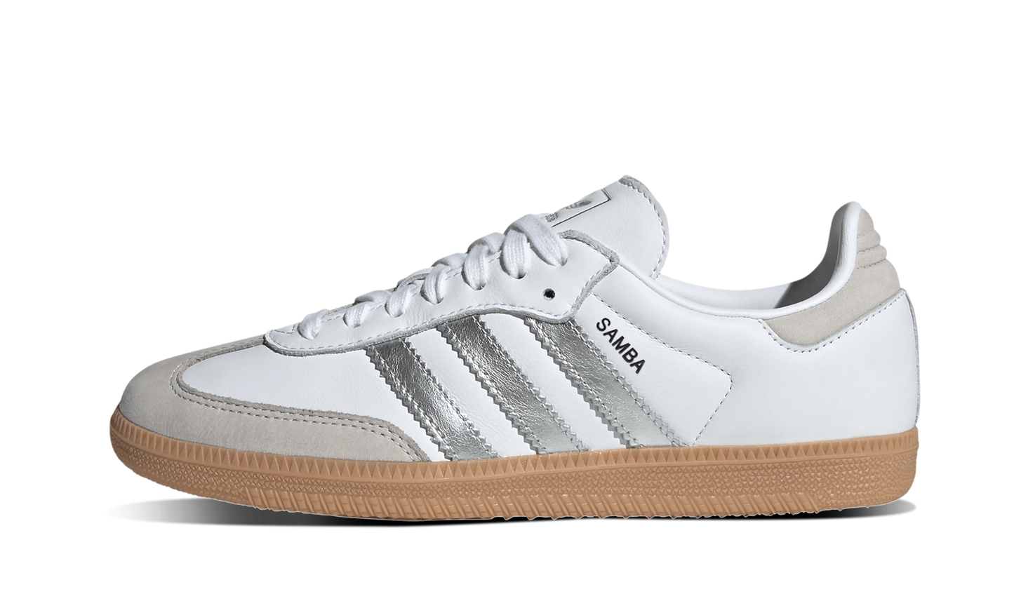Adidas Samba OG White Silver Metallic Grey