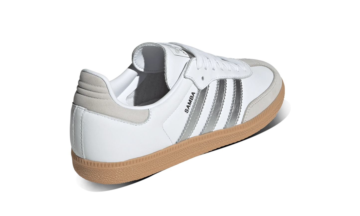 Adidas Samba OG White Silver Metallic Grey